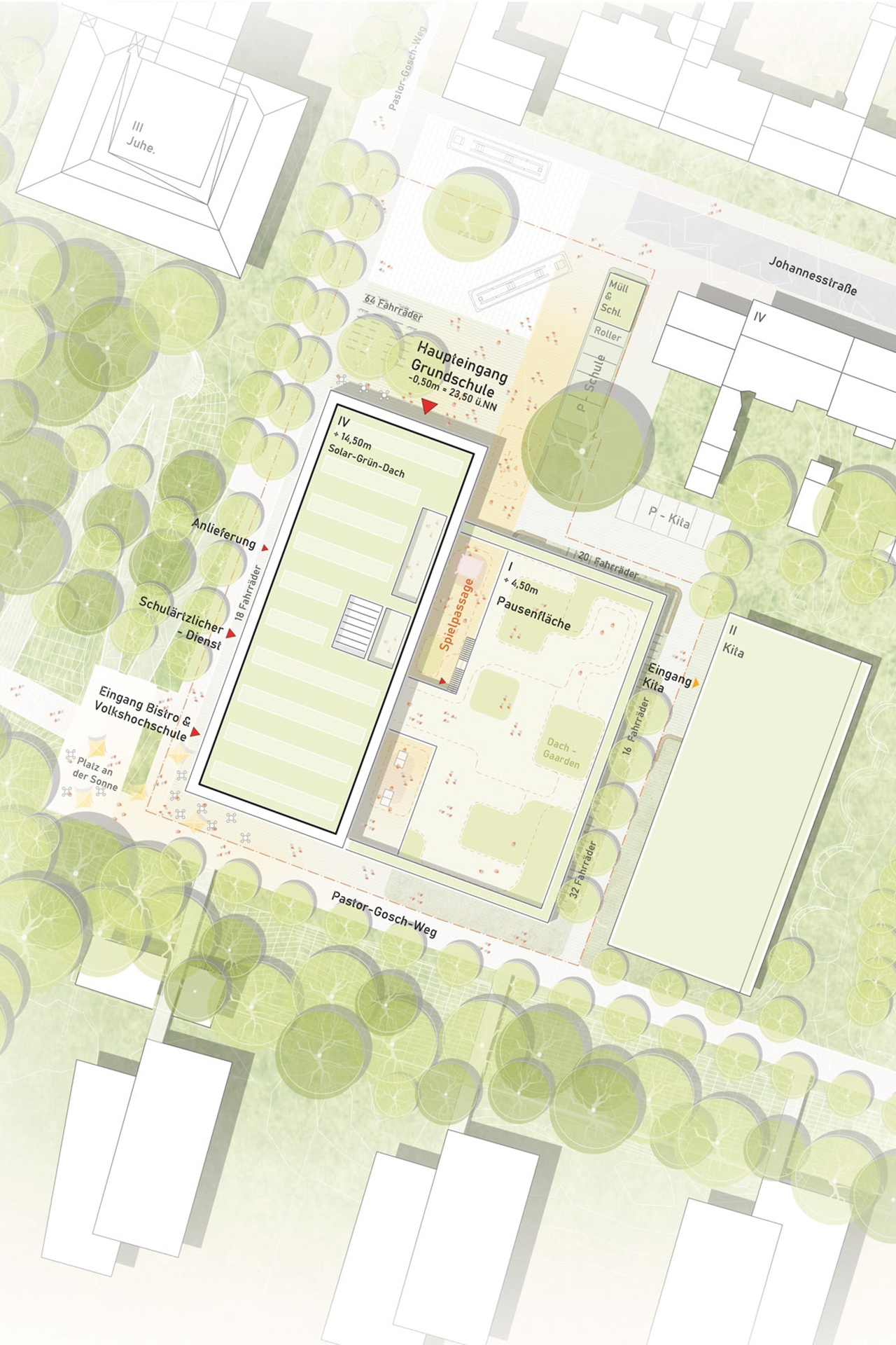 Neubau einer 3-zügigen Grundschule in Kiel-Gaarden