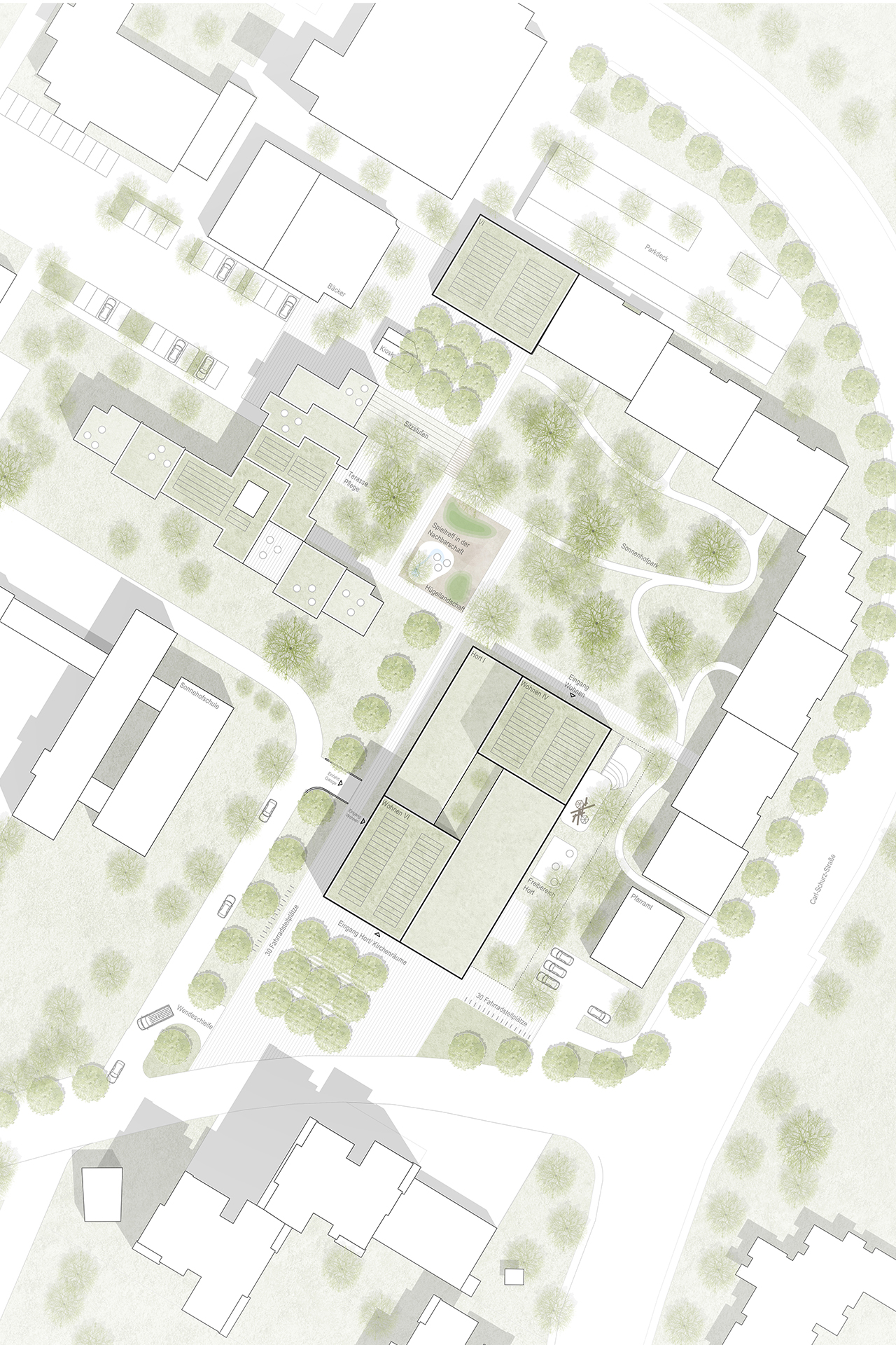 Ideen- und Realisierungswettbewerb Sonnenhof in Pforzheim